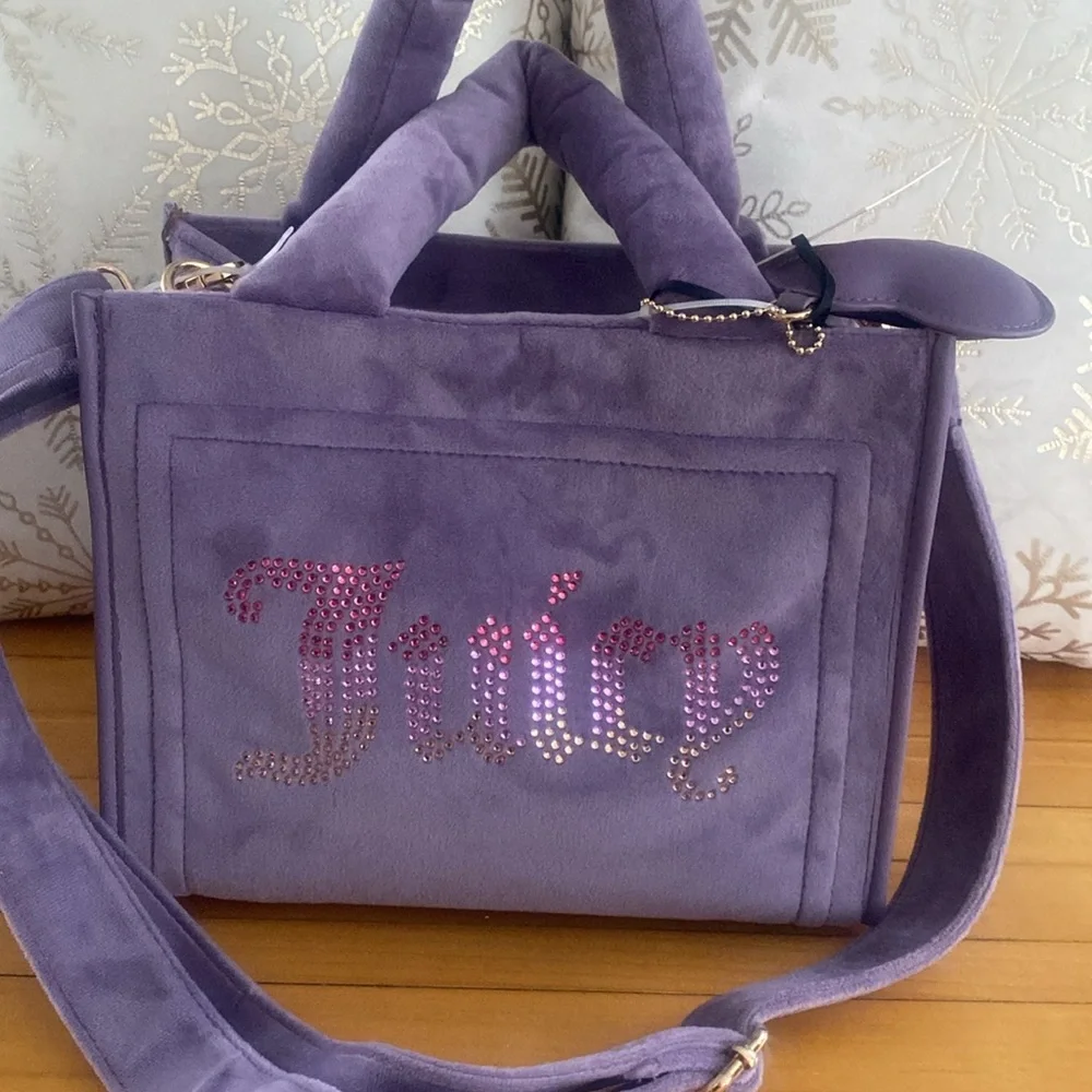 Juicy Couture Dusty Violet Big Spender Tote, Purple & Pink - Picture 9 of 16